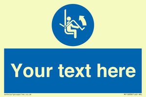 Custom Mandatory: Open safety bar of chairlift